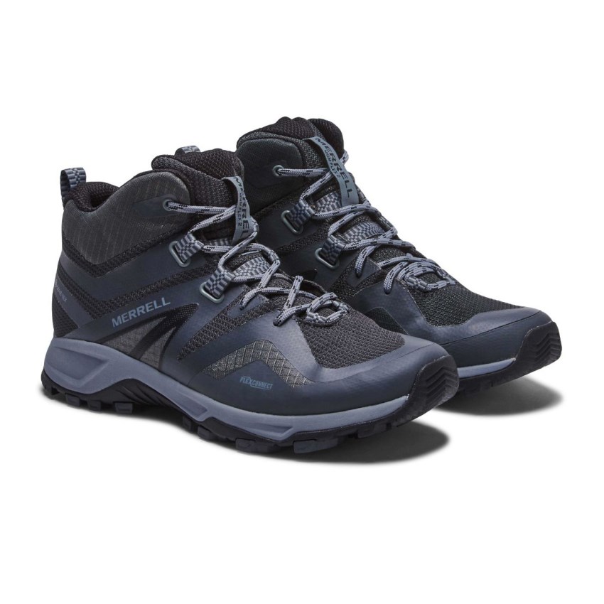 Chaussures Randonnée Merrell MQM Flex 2 Mid GORE-TEX Noir/Grise Homme | X.C.BHHF